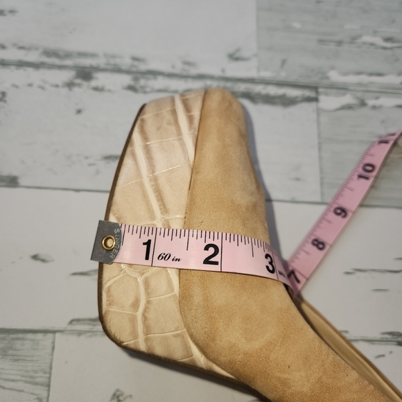 New Jessica Simpson Nellah Womens Suede Platform Heels Size 7.5 - Picture 12 of 14